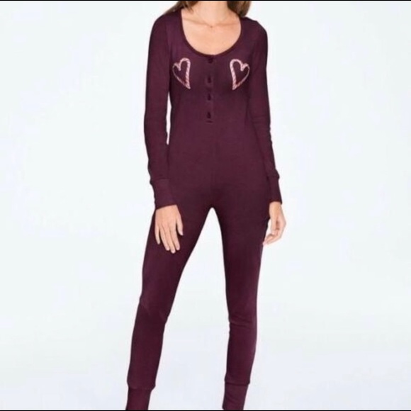 NWT Victoria Secret PINK Onsie Candy Canes - Picture 1 of 5